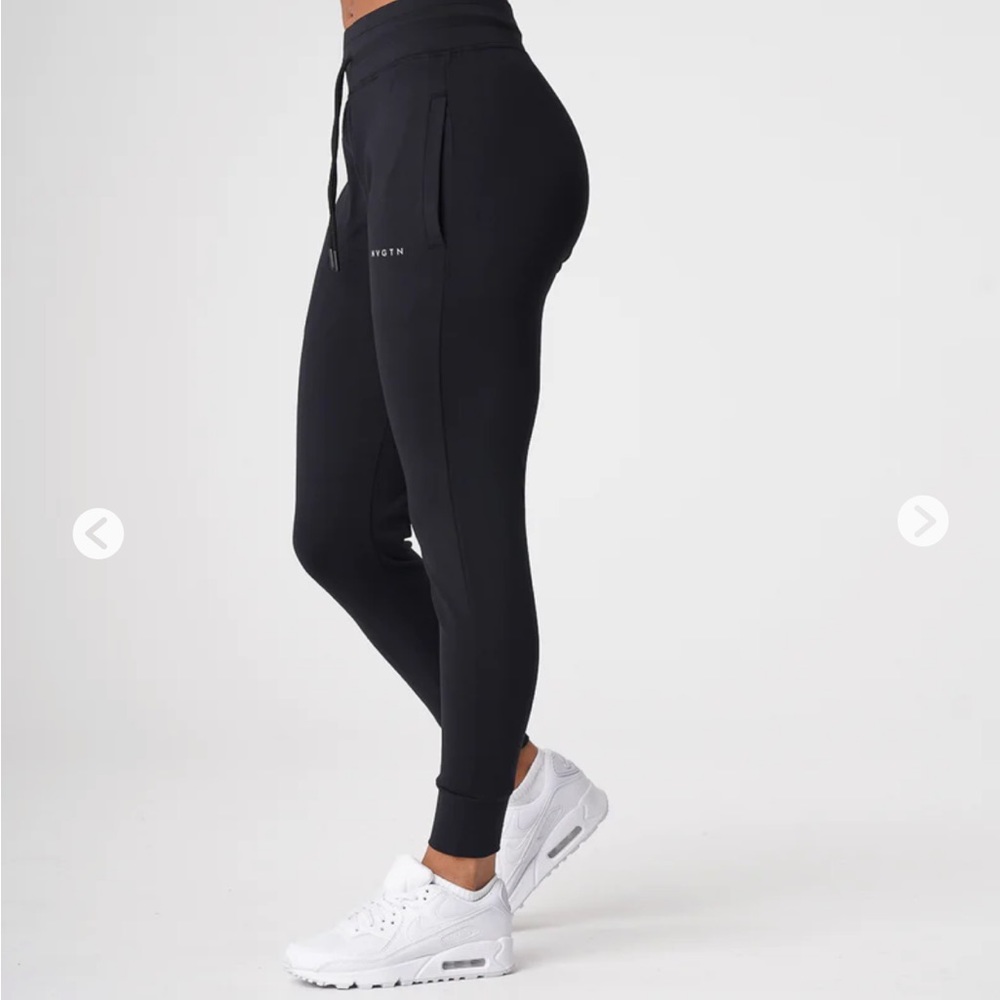 NVGTN Jet Black Joggers - Picture 3 of 5